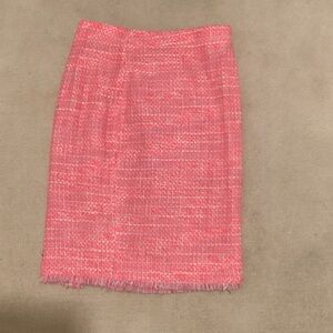 J. Crew Vibrant Pink Pencil Skirt